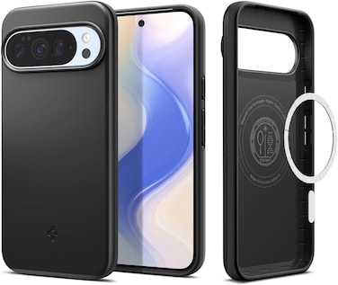 Spigen Thin Fit MagFit for Google Pixel 10 PRO case Pixel 10 case cover [Pixelsnap and MagSafe compatible] - Black