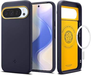 Spigen Nano Pop MagFit for Google Pixel 10 case Pixel 10 PRO case cover [Pixelsnap and MagSafe compatible] - Blueberry Navy