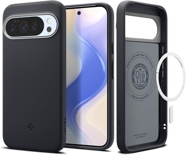 Spigen Nano Pop MagFit for Google Pixel 10 Pro XL case cover [Pixelsnap and MagSafe compatible] - Black Sesame