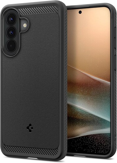 Spigen Rugged Armor for Samsung Galaxy A57 5G case cover (2026) - Matte Black