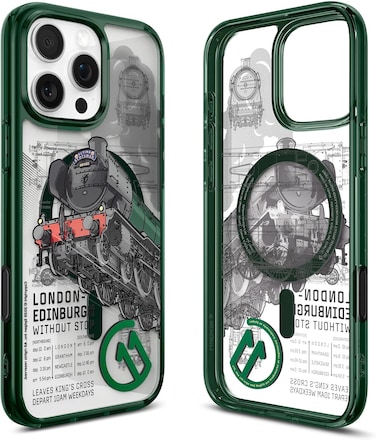 Spigen Ultra Hybrid T MagFit for iPhone 16 PRO case cover [Camera Control Button Cover] MagSafe compatible [3D Spatial Effect with Hexa-Layer Print] - C11 Scotsman Fir