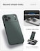 Spigen Liquid Air compatible with iPhone 17 Pro Max case cover (2025) - Abyss Green