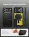 Spigen Tough Armor T MagFit designed for iPhone 17 Pro Max case cover [MagSafe compatible] with [Capacitive Camera Control Button] and Kickstand - Black