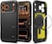 Spigen Tough Armor T MagFit designed for iPhone 17 Pro Max case cover [MagSafe compatible] with [Capacitive Camera Control Button] and Kickstand - Black
