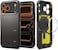Spigen Tough Armor T MagFit designed for iPhone 17 Pro Max case cover [MagSafe compatible] with [Capacitive Camera Control Button] and Kickstand - Gunmetal