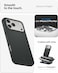 Spigen Silicone Fit MagFit for iPhone 17 Pro Max case cover [MagSafe compatible] - Abyss Green