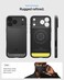 Spigen Rugged Armor MagFit designed for iPhone 17 PRO case cover (2025) [MagSafe compatible] - Matte Black