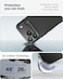 جراب Spigen Liquid Air لهاتف iPhone 18 Pro/ 17 Pro - أسود مطفي
