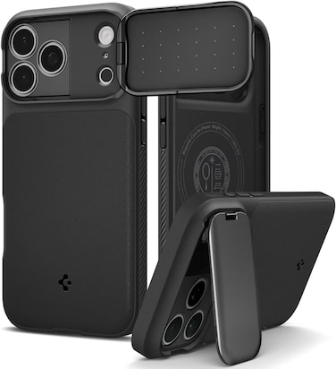 Spigen Optik Armor MagFit Case for iPhone 18 Pro/ 17 Pro- Black