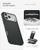 Spigen Silicone Fit MagFit for iPhone 17 PRO case cover [MagSafe compatible] - Abyss Green