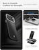 Spigen Enzo Aramid T MagFit designed for iPhone 17 PRO case [Camera Control Button Cover] [MagSafe compatible] Aramid Fiber - Black   Silver