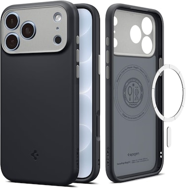 جراب Spigen Nano Pop MagFit لهاتف iPhone 18 Pro/ 17 Pro - أسود سمسم