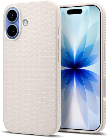 Spigen Liquid Air compatible with iPhone 17 case cover (2025) - Natural Titanium