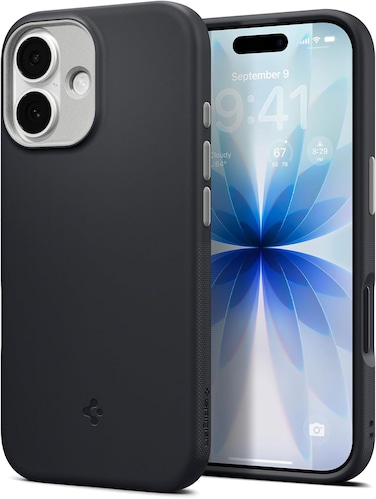 Spigen Nano Pop MagFit designed for iPhone 17 case cover [MagSafe compatible] - Black Sesame