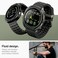 Spigen Liquid Air for Samsung Galaxy Watch 8 44mm Case Flexible Lightweight TPU Cover (2025) - Matte Black
