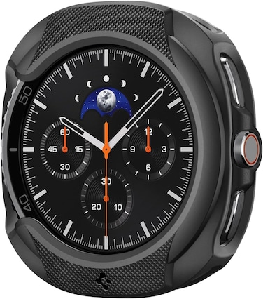 Spigen Liquid Air for Samsung Galaxy Watch 8 Classic 46mm Case Flexible Lightweight TPU Cover (2025) - Matte Black