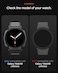 Spigen Rugged Armor PRO for Samsung Galaxy Watch 8 40mm Case with Band Protective TPU Cover with Strap (2025) - Matte Black
