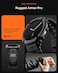 Spigen Rugged Armor PRO for Samsung Galaxy Watch 8 40mm Case with Band Protective TPU Cover with Strap (2025) - Matte Black