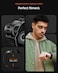 Spigen Rugged Armor PRO for Samsung Galaxy Watch 8 44mm Case with Band Protective TPU Cover with Strap (2025) - Matte Black