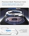 جراب Spigen Ultra Hybrid MagFit لهاتف iPhone 18 Pro Max / 17 Pro Max - لون جرافيت شفاف