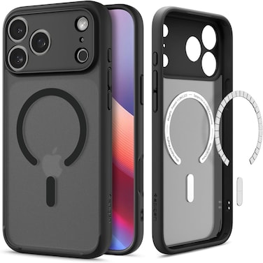Spigen Ultra Hybrid MagFit designed for iPhone 17 Pro Max case cover [MagSafe compatible] (2025) - Frost Black