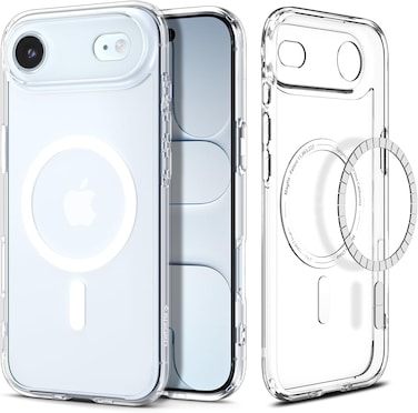 Spigen Ultra Hybrid MagFit designed for iPhone 17 Air case cover [MagSafe compatible] (2025) - Clear White