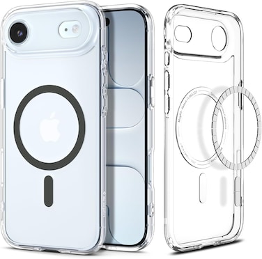 Spigen Ultra Hybrid MagFit designed for iPhone 17 Air case cover [MagSafe compatible] (2025) - Clear Graphite