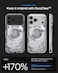 Spigen Ultra Hybrid MagFit designed for iPhone 17 PRO case cover [MagSafe compatible] (2025) - Zero One White