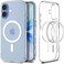 Spigen Ultra Hybrid MagFit designed for iPhone 17 case cover [MagSafe compatible] (2025) - Clear White