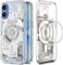 Spigen Ultra Hybrid MagFit designed for iPhone 17 case cover [MagSafe compatible] (2025) - Zero One Natural Titanium
