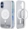 Spigen Ultra Hybrid MagFit designed for iPhone 17 case cover [MagSafe compatible] (2025) - Classic Silver
