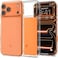 Spigen Ultra Hybrid T MagFit for iPhone 17 Pro MAX case cover [Capacitive Camera Control Button] MagSafe compatible (2025) - Glossy Orange