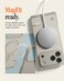 Spigen Classic LS MagFit for iPhone 17 Pro MAX case cover [Capacitive Camera Control Button] MagSafe compatible - Stone