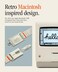 Spigen Wrist Lanyard Strap [Classic LS] Retro Macintosh design for Phone Case iPhone 17 Galaxy S26 Pixel 10 AirPods Pro 3 Cameras, Secure Locking, Universal Hand Strap DA30S-LS - Stone