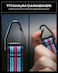 Spigen for Porsche Key Fob Cover [Titanium Hinge-Free Carabiner &amp; Vintage Racing Aesthetic] Cayenne Panamera Taycan 911 Protective Hard Shell Keyfob Anti-Scratch Accessories Smart Key Ring Keychain