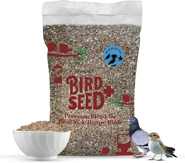 Egardenkart Wild Bird Food 10kg - Economic Bird Seed Mix for All types of Wild Birds   Bird Feed for Dove Pigeon Myna Lark Bulbul Sparrow Hoopoe   Bird Seeds Outdoor (10kgs, Small Seeds)