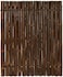 Egardenkart&reg; Premium Half Split Bamboo Panel Fence - Dark and Sustainable Outdoor Privacy Screen (H120xL100, Dark)