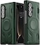 VRS Design Terra Guard Active for Samsung Galaxy Z Fold 7 case [MagSafe compatible] cover (2025) with [Hinge Protection] - Metallic Green