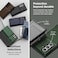 VRS Design Terra Guard Modern GO 360 for Samsung Galaxy Z Fold 7 case cover wallet (2025) with [2 Card Holder] compartment [Built-in Screen Protector] &amp; Hinge Protection - Black