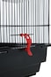 Egardenkart Priority Culture Bird cage strong and smooth iron material pet bird cage, suitable for canaries, stars, budget giars and other birds bird home for parakeets (Black)