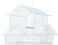 Egardenkart Priority Culture Bird cage strong and smooth iron material pet bird cage, suitable for canaries, stars, budget giars and other birds bird home for parakeets (White)