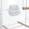 Egardenkart Priority Culture Bird cage strong and smooth iron material pet bird cage, suitable for canaries, stars, budget giars and other birds bird home for parakeets (White)