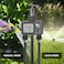 Egardenkart, Water Timer for Garden - Garden Irrigation Timer for Automatic Irrigation System   Multifunctional, Automatic Watering Timer with Intelligent Technology   Garden Water Timer (2 Outlet)