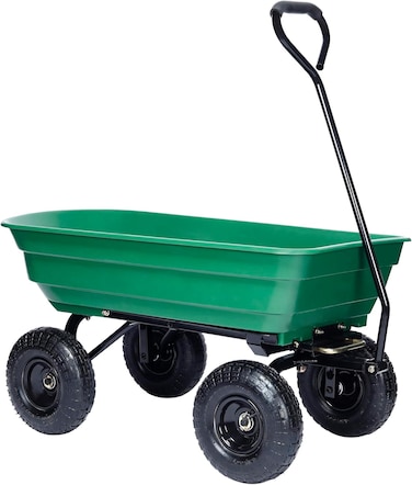Egardenkart&reg; Heavy Duty Trolley - PVC Wheelbarrow Trolley Cart with 270kg Capacity