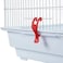 Egardenkart 41-Inch Open Top Medium Bird Cage for Parakeets, Finches, Canaries, Lovebirds, Small Quaker Parrots, Cockatiels, Budgies, and Green Cheek Conures &ndash; Perfect for Travel and Flight. (White)