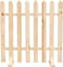 Egardenkart Wooden Picket Fence - 100x100cm   Decorative Garden Fence with Standing Foot   Outdoor Wooden Fence for Garden Landscaping, Plant Protection & Border Fencing