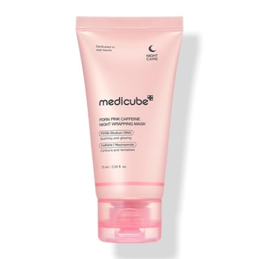 MEDICUBE PDRN PINK CAFFEINE NIGHT WRAPPING MASK 75ML