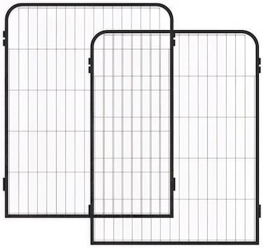 Egardenkart Heavy Duty Extra Wide Dog Playpen, Outdoor Pet Fence for Medium/Small Animals Foldable Puppy
