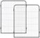 Egardenkart Heavy Duty Extra Wide Dog Playpen, Outdoor Pet Fence for Medium/Small Animals Foldable Puppy