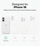 iPhone 16 Case Cover Bitmap Silicone Magnetic Series Black